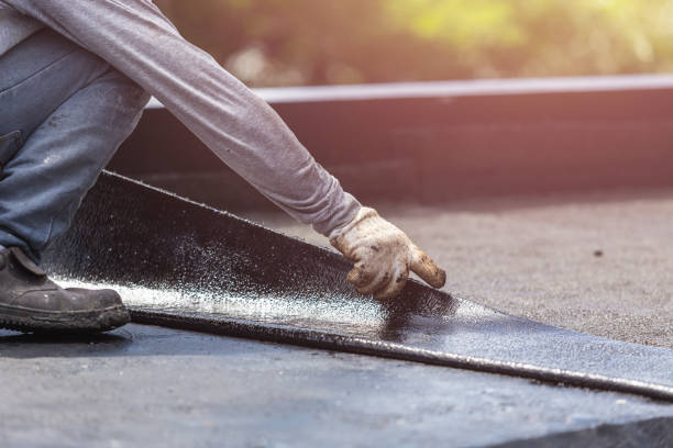 Professional Waterproofing technician working in Zeeland, MI
